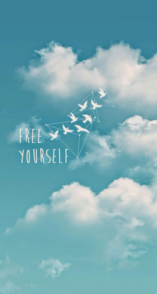 Sky birds flying free yourself - sky free wallpaper for mobile
