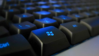 Close up blue keys black - a close up of a keyboard free wallpaper