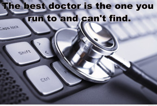 Stethoscope keyboard quote best doctor - best free wallpaper