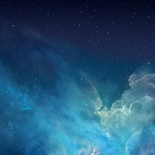Blue green space stars clouds - david martin free wallpaper for tablet