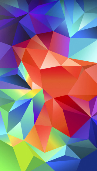 Colorful abstract background triangles colors - elizabeth murray free wallpaper for mobile