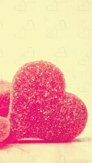Heart lollipop coffee donut table - top of a table next free wallpaper for mobile