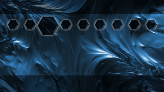 Blue abstract hexagons light dark - dark color free wallpaper