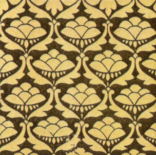 Flower pattern brown background white - sōsaku hanga free wallpaper for tablet
