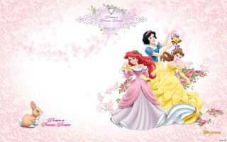 Princesses bunny top bunny bottom - a group of princesses free wallpaper