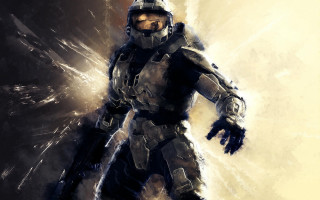 Man helmet armor dark room - halo free wallpaper