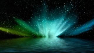 Bright light dark water lake 2 - lake free wallpaper