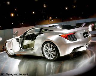 Silver car showroom doors open 2 - the door open free wallpaper