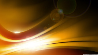 Yellow orange sun blur background - anamorphic free wallpaper for desktop