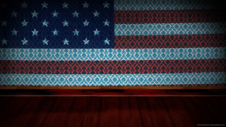 American flag painted wall wooden - a large american flag free wallpaper
