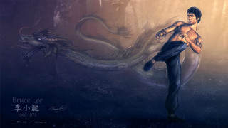 Man woman dragon woods tree - fabien charuau free wallpaper