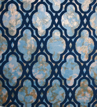 Blue gold wallpaper pattern white 2 - wall free wallpaper for tablet
