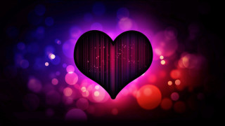 Heart shaped purple red background 2 - araceli gilbert free wallpaper