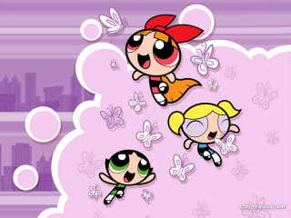 Cartoon character three faces butterfly - caroline lucy scott free wallpaper