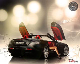 Woman sports car hood open - its hood open free wallpaper