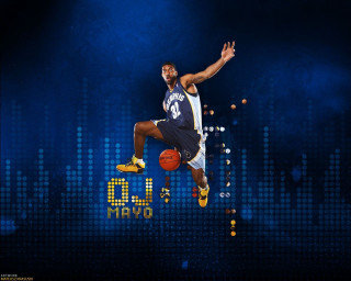 Man jumping basketball air number - vray free wallpaper