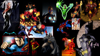 Superheroes assembly comic panel marvel - this picture free wallpaper