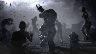 Giant robot dark room sky - clark voorhees free wallpaper