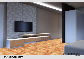 Tv cabinet wooden floor brick - abidin dino free wallpaper