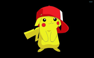 Pikachu red hat baseball bat - a pikachu free wallpaper