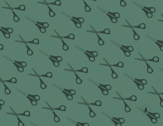 Scissors pattern green background black - institutional free wallpaper for desktop