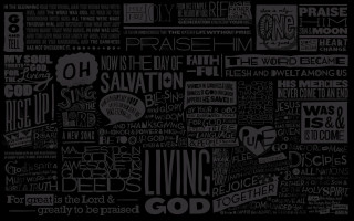 Black white poster words graphic 2 - living free wallpaper