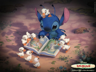 Cartoon character reading book ducks 2 - duck free wallpaper