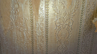 Curtain flower window room curtain - a curtain free wallpaper