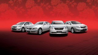 Cars parked red floor floral - a red floor free wallpaper