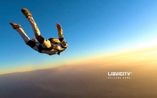 Man parachute trick air feet - a parachute free wallpaper
