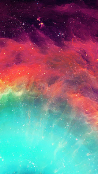 Cosmic starry sky aurora milkyway - dave kendall free wallpaper for mobile