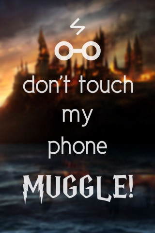 Dont touch my phone muggle - avgust černigoj free wallpaper for mobile