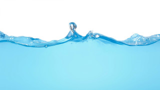 Blue water wave white background 2 - blue background free wallpaper
