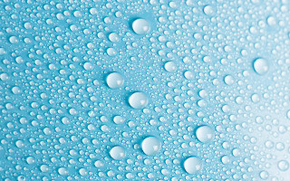 Water droplets blue surface white - a blue surface free wallpaper