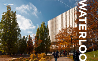 Waterloo cityscape sunset building skyline - a white sign free wallpaper