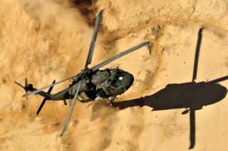 Helicopter dirt hill desert shadow - carl eugen keel free wallpaper