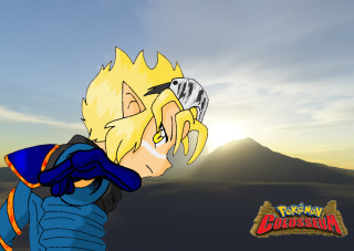 Cartoon character blue jacket yellow - a yellow hat free wallpaper