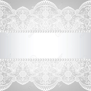 White lace silver ribbon gray - minimalism free wallpaper for tablet