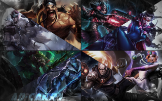 Characters poses colors series four - different pose and colors free wallpaper