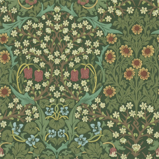 Green brown floral pattern flowers - free flowers wallpaper for tablet