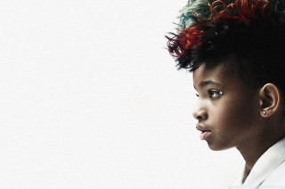 Young woman mohawk white shirt - a young woman free wallpaper