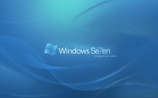 Blue background windows logo side 3 - a windows logo free wallpaper