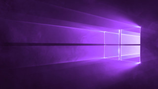 Purple background window light middle - a window in the middle of it free wallpaper