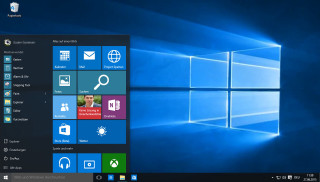 Start button highlighted windows10 screenshot - the bottom right corner free wallpaper