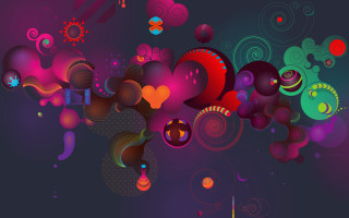 Colorful abstract background shapes colors 6 - shape free wallpaper