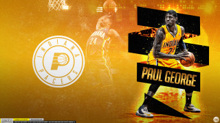 Basketball player holding basketballs golden - graphic design free wallpaper