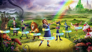 Wizard friends rainbow banner field - dorothy coke free wallpaper