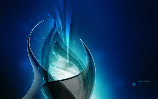 Blue abstract background curved design 5 - a blue abstract background free wallpaper for desktop