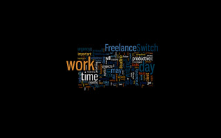 Work time word cloud multilingual - graphic design free wallpaper