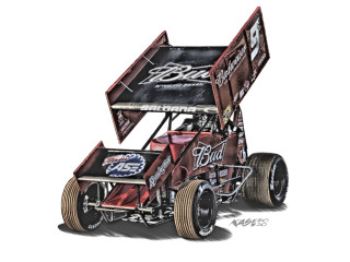 Dirt racing car flag sign - brian despain free wallpaper for desktop